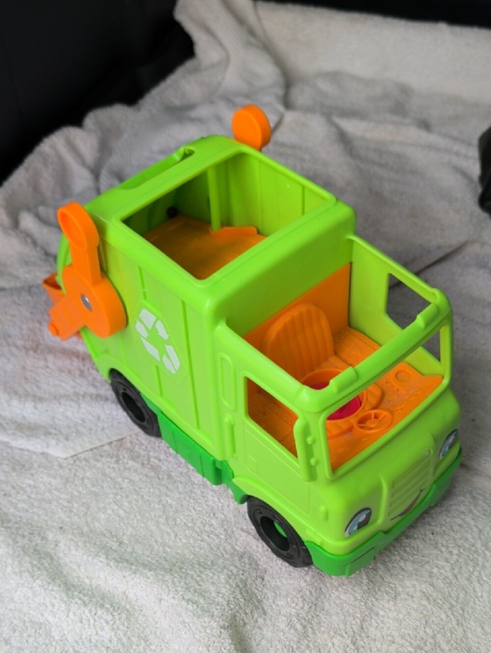 Green & Orange Kids Dump Truck Toy - Fun Vehicle Play
